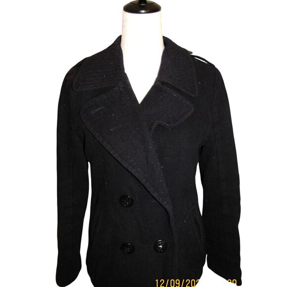 American Eagle Navy Pea Coat - Medium - Picture 1 of 6
